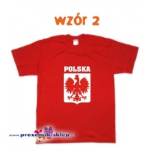 Koszulka kibica - POLSKA i HERB